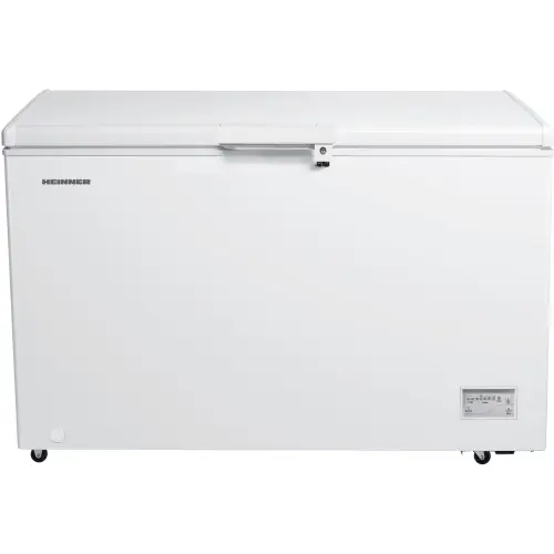Lada frigorifica Heinner HCF-HM371CE++, 371 l, Clasa E, Control Electronic, Functie frigider Iluminare LED, Alb