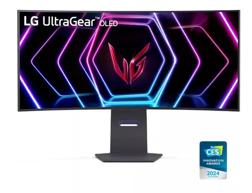 Monitor Gaming OLED LG 39inch 39GS95QE-B, WQHD (3440 x 1440), HDMI, DisplayPort, Ecran curbat, 240 Hz, 0.03 ms (Negru)