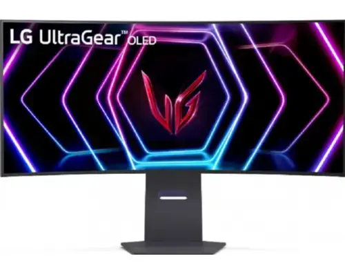 Monitor Gaming OLED LG 34inch 34GS95QE-B, WQHD (3440 x 1440), HDMI, DisplayPort, Ecran curbat, 240 Hz, 0.03 ms (Negru)