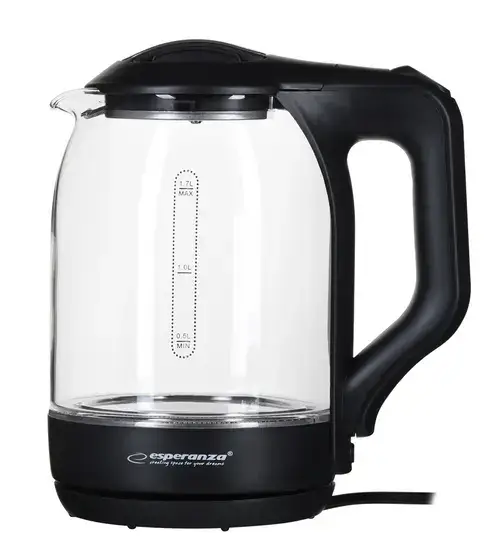 Fierbator de apa Esperanza EKK025K, 1.7 l, 1500 W (Negru)