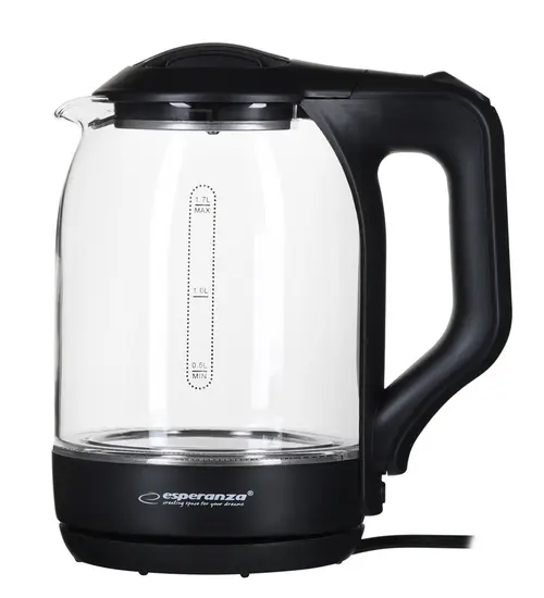 Fierbator de apa Esperanza EKK025K, 1.7 l, 1500 W (Negru)