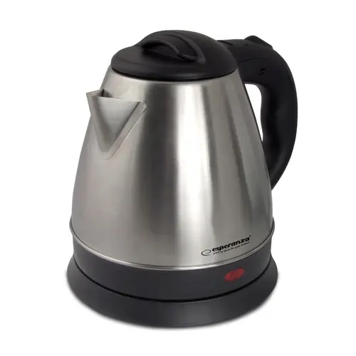 Fierbator de apa Esperanza EKK116X,1 l, 1350 W (Inox/Negru)