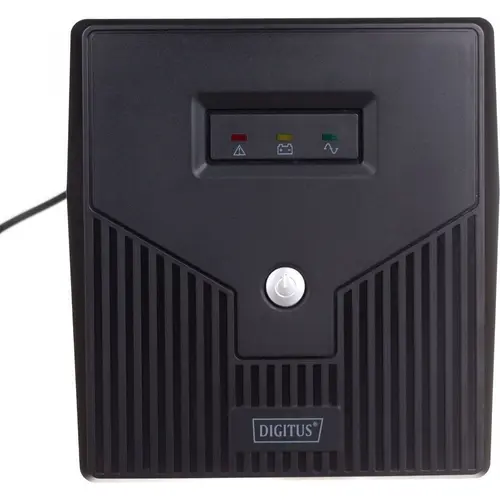 UPS Digitus, Line/ Ineractive LED 1000VA/600W 2x12V/7Ah AVR 4xSchuko USB RS232 RJ45, Negru