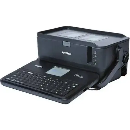 Sistem de etichetare Brother PT-D800W, TZe, HSe, HGe, FLe, 360 dpi, 60mm/sec, USB, Wi-Fi (Negru)