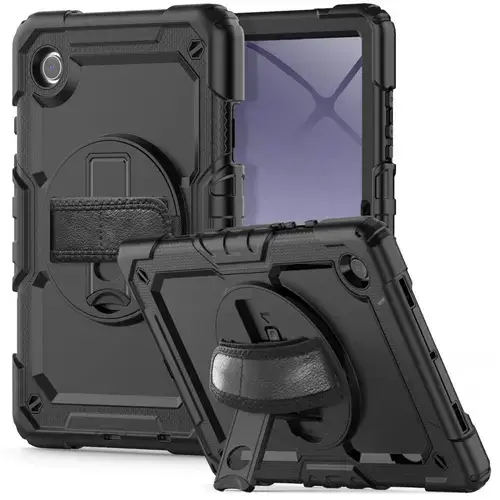 Husa Tech-Protect Solid360 pentru Samsung Galaxy Tab A11+ / Tab A9+, Neagra