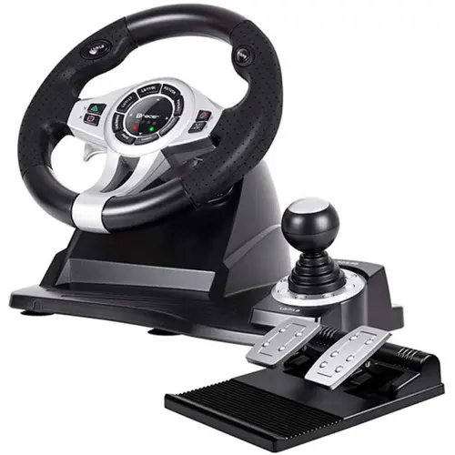 Set volan cu pedale si schimbator Tracer Roadster TRAJOY46524, USB, 4in1, PC, PS3, PS4, Xbox One