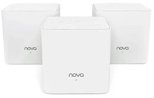 Router Wireless Tenda Nova MW3, Dual-Band, 3 Pack, tip Mesh, 1200 Mbps (Alb)