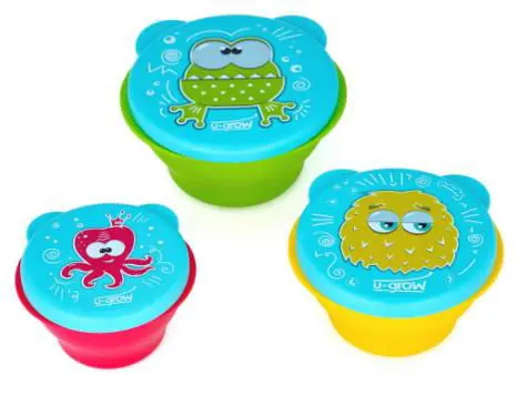 Set 3 boluri cu capac U-Grow A-1550