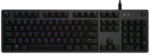 Tastatura Gaming Mecanica Logitech G512 Carbon RGB, GX Blue Switch, US Layout, USB (Negru)