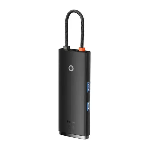 HUB USB Baseus Lite, 2x USB 3.0, HDMI, USB-C, TF/SD, 100 W (Negru)