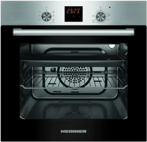 Cuptor incorporabil Heinner HBO-S567LDTGC-IX, 56 L, 7 functii, Grill, Clasa A, (Inox)