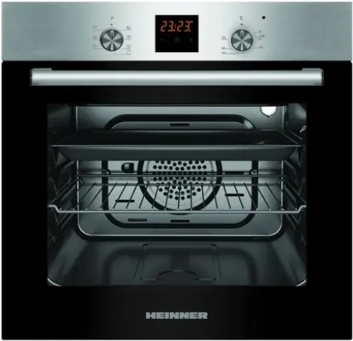 Cuptor incorporabil Heinner HBO-S567LDTGC-IX, 56 L, 7 functii, Grill, Clasa A, (Inox)
