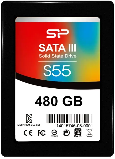 SSD Silicon Power S55 Series, 480GB, 2.5inch, Sata III 600