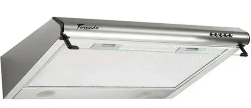 Hota traditionala Tornado Bona 20 (50), 2 Motoare, 560 m3/h, Filtru anti-grasimi, Clasa D, 50 cm (Inox)