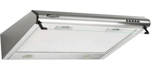 Hota traditionala Tornado Bona 20 (50), 2 Motoare, 560 m3/h, Filtru anti-grasimi, Clasa D, 50 cm (Inox)