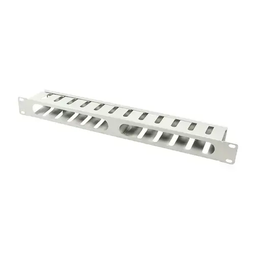 Panou gestionare cabluri Logilnk, tip masca orizontala perforata / masca orizontala cu capac detasabil, 19 inch, 1U