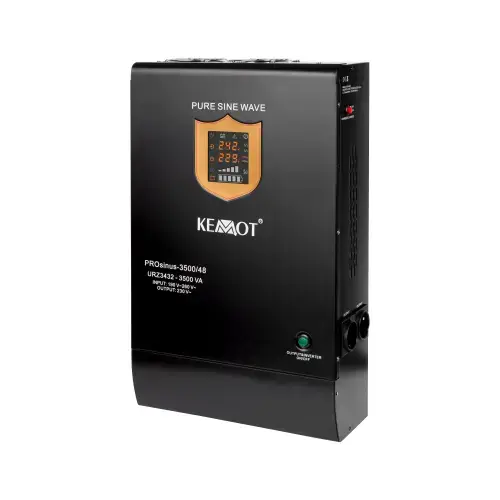 UPS centrale Kemot Sinus PUR 3500VA/2400W, 48V, prindere perete