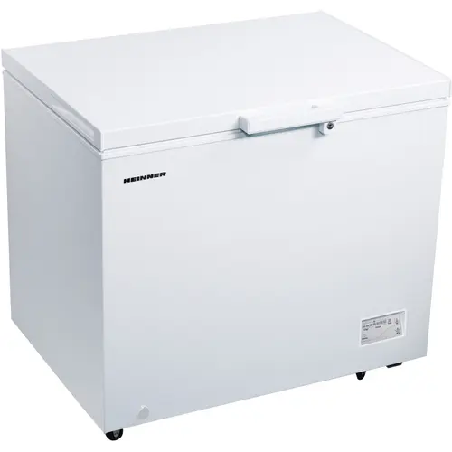 Lada frigorifica Heinner HCF-246CNHE++, 246 L, Clasa E, Compresor inverter, Control electronic, Iluminare LED, Functionalitate frigider (Alb)