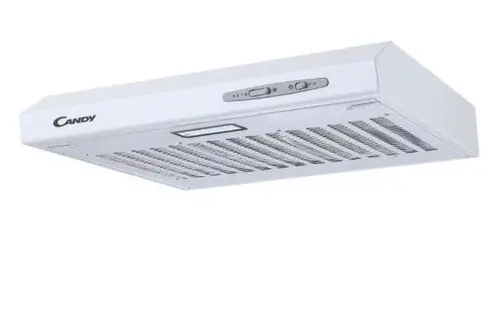 Hota traditionala Candy CFT610/4W, 209 mc/h, 1 motor, Control mecanic, Clasa C, 60 cm (Alb)