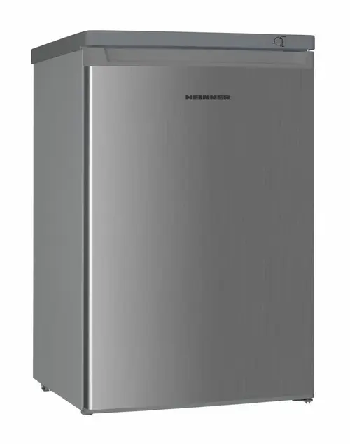 Congelator Heinner HFF-HM91SE++, 91 L, Clasa E, 4 sertare, Control mecanic, Usa reversibila, H 85 cm (Argintiu)