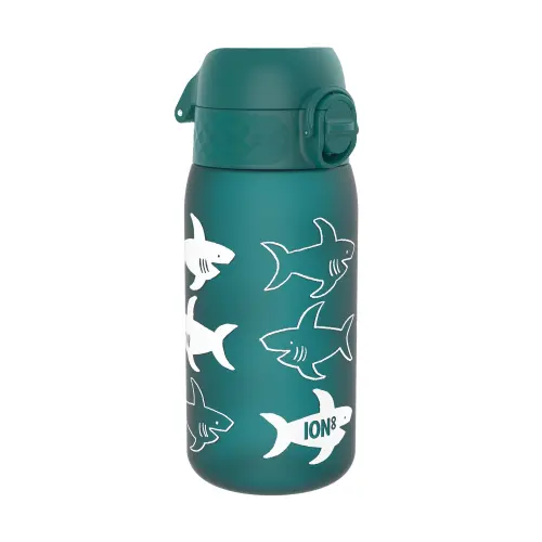 Sticla apa pentru copii Ion8 Shark, recyclon, 350ml