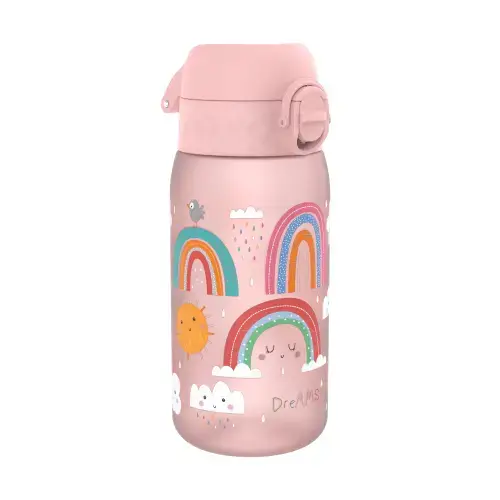 Sticla apa pentru copii Ion8 Rainbows, recyclon, 350ml