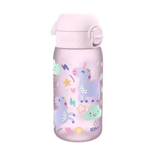 Sticla apa pentru copii Ion8 Unicorns, recyclon, 350ml