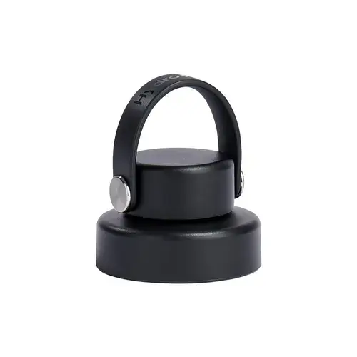 Capac cu gura pentru sticla termos  Hydro Flask Black Wide, plastic