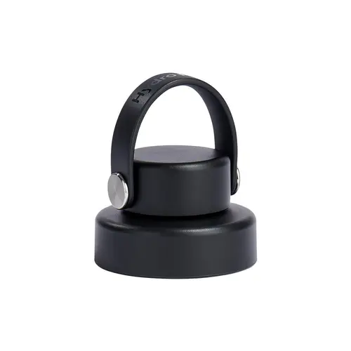 Capac cu gura pentru sticla termos  Hydro Flask Black Wide, plastic