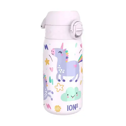 Sticla apa pentru copii Ion8 Unicorns, inox, 320ml