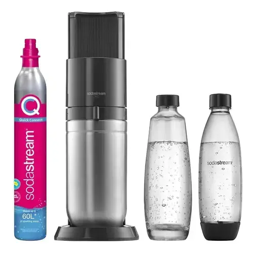 Aparat sifon SodaStream Duo, cu 2 sticle incluse, Negru