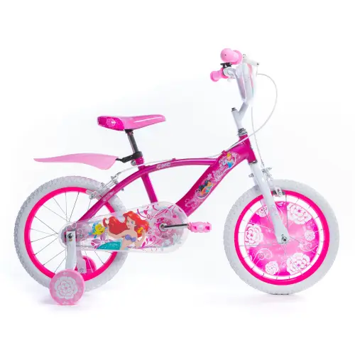 Bicicleta pentru copii  Huffy Disney Princess, roti 16'' (Roz)