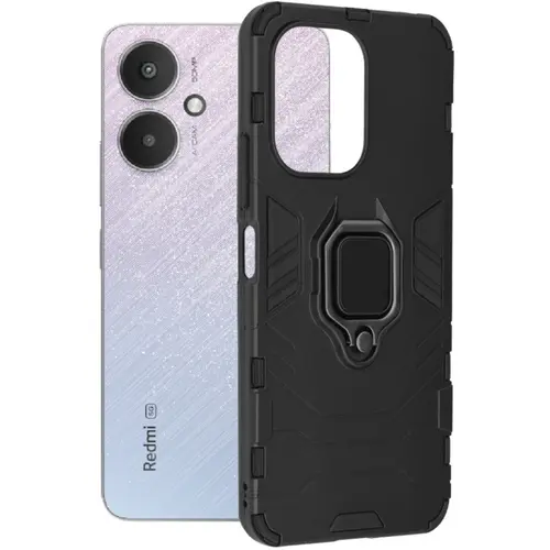 Husa Silicon Lemontti Shield Xiaomi Redmi 13C 4G / 13C 5G / Poco M6 / C65, Negru