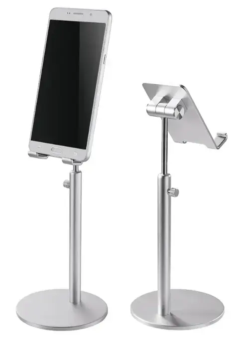 Stand birou Neomounts DS10-200SL1, Ajustabil, Pana la 7inch (Argintiu)