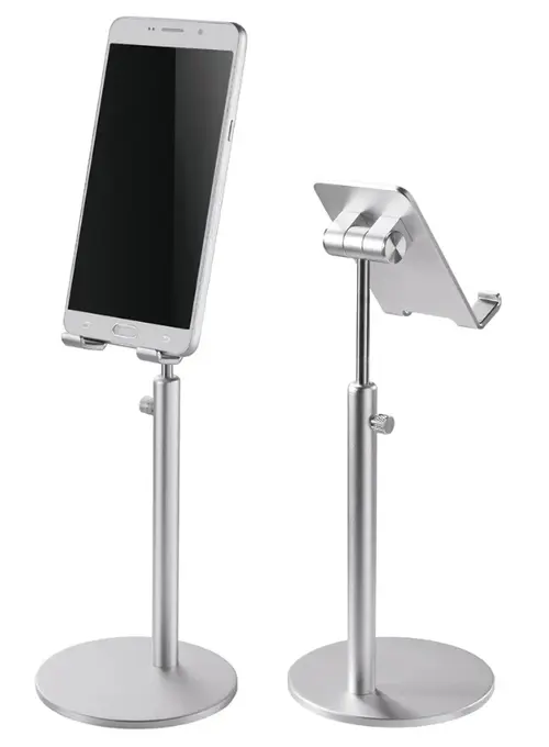 Stand birou Neomounts DS10-200SL1, Ajustabil, Pana la 7inch (Argintiu)