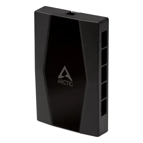 Hub ventilatoare Arctic ACFAN00175A, 10 Porturi PWM, Alimentare SATA (Negru)