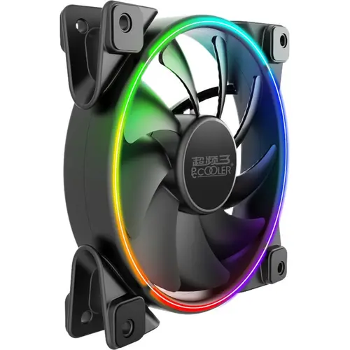 Ventilator PCCOOLER Corona FRGB 120, iluminare ARGB, 120 mm, 2000 rpm, PWM