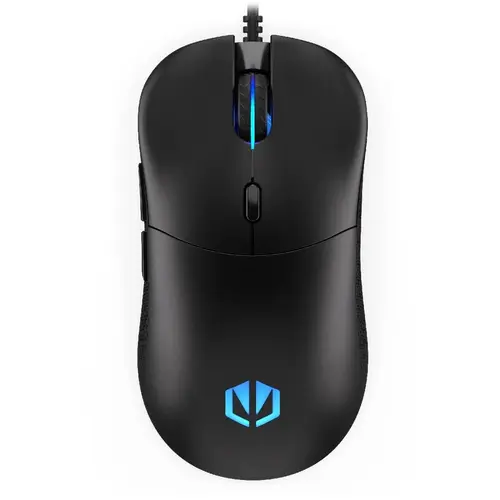 Mouse gaming optic Endorfy Gem Plus, iluminare RGB, Cu fir, USB, 19000 dpi (Negru)
