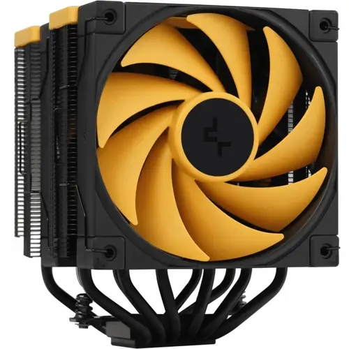 Cooler CPU DeepCool AK620 Zero Dark Zoria, 2x120 mm, 1850 rpm, PWM (Negru/Auriu)