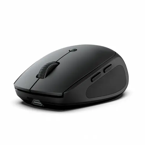 Mouse Optic JLAB Go Charge, Ultra Compact, 1600 dpi, Baterie reincarcabila 500 mAh, USB, Bluetooth (Negru)