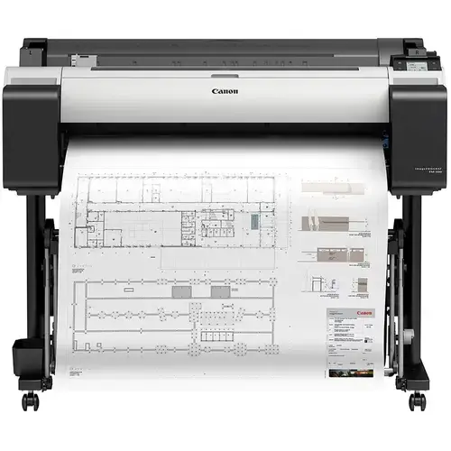 Plotter Inkjet Canon imagePROGRAF TM-350, A0, Color, 36inch, USB, Retea, Wireless (Negru)