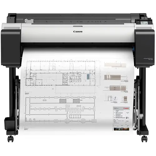 Plotter Inkjet Canon imagePROGRAF TM-350, A0, Color, 36inch, USB, Retea, Wireless (Negru)