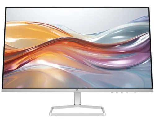 Monitor IPS LED HP S5 27inch 527sf, Full HD (1920 x 1080), VGA, HDMI, 100 Hz, 5 ms (Negru/Argintiu)