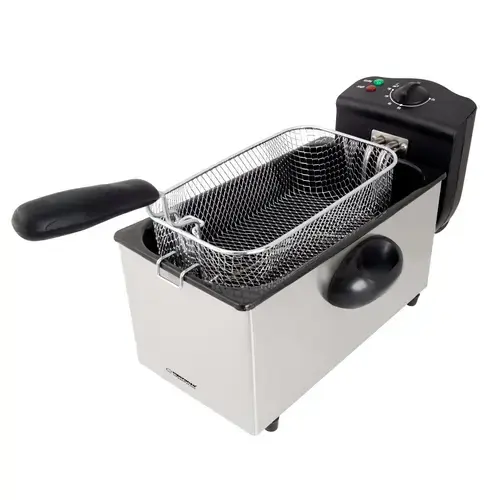 Friteuza cu ulei Esperanza EKG010 Deep Fryer, 2000 W, 3 l (Argintiu)