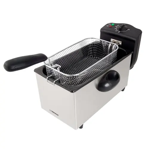Friteuza cu ulei Esperanza EKG010 Deep Fryer, 2000 W, 3 l (Argintiu)