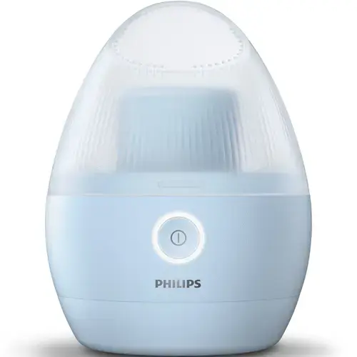 Aparat de curatat scame Philips GCA2100/20, seria 1000, 6 lame patentate, 90 de minute de functionare, Indicator durata de functionare si baterie, Cutie pentru scame vizibila si usor de curatat (Albastru)