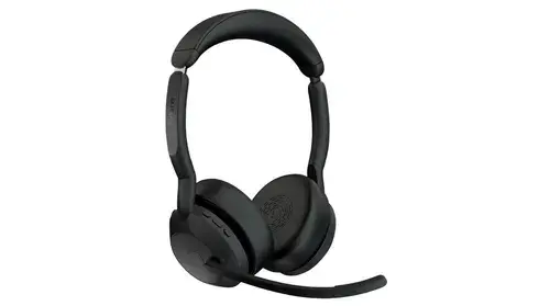 Casti Call Center Jabra Evolve2 55 Link380a, USB-A, MS, Stereo, Stand incarcare (Negru)
