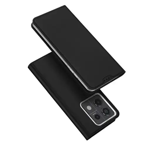Husa Book Cover Dux Ducis Skin Pro pentru Xiaomi Redmi Note 13 Pro+ (Negru)