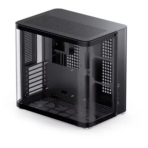 Carcasa Jonsbo TK-2 2.0, Middle Tower, Fara sursa, ATX (Negru)