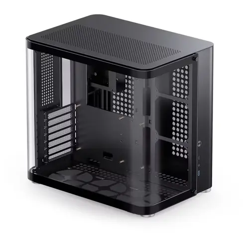 Carcasa Jonsbo TK-2 2.0, Middle Tower, Fara sursa, ATX (Negru)